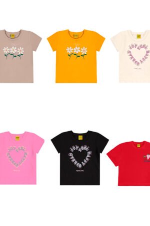 CAMISETAS E REGATAS INFANTIS MENINA TRICK NICK  - L654