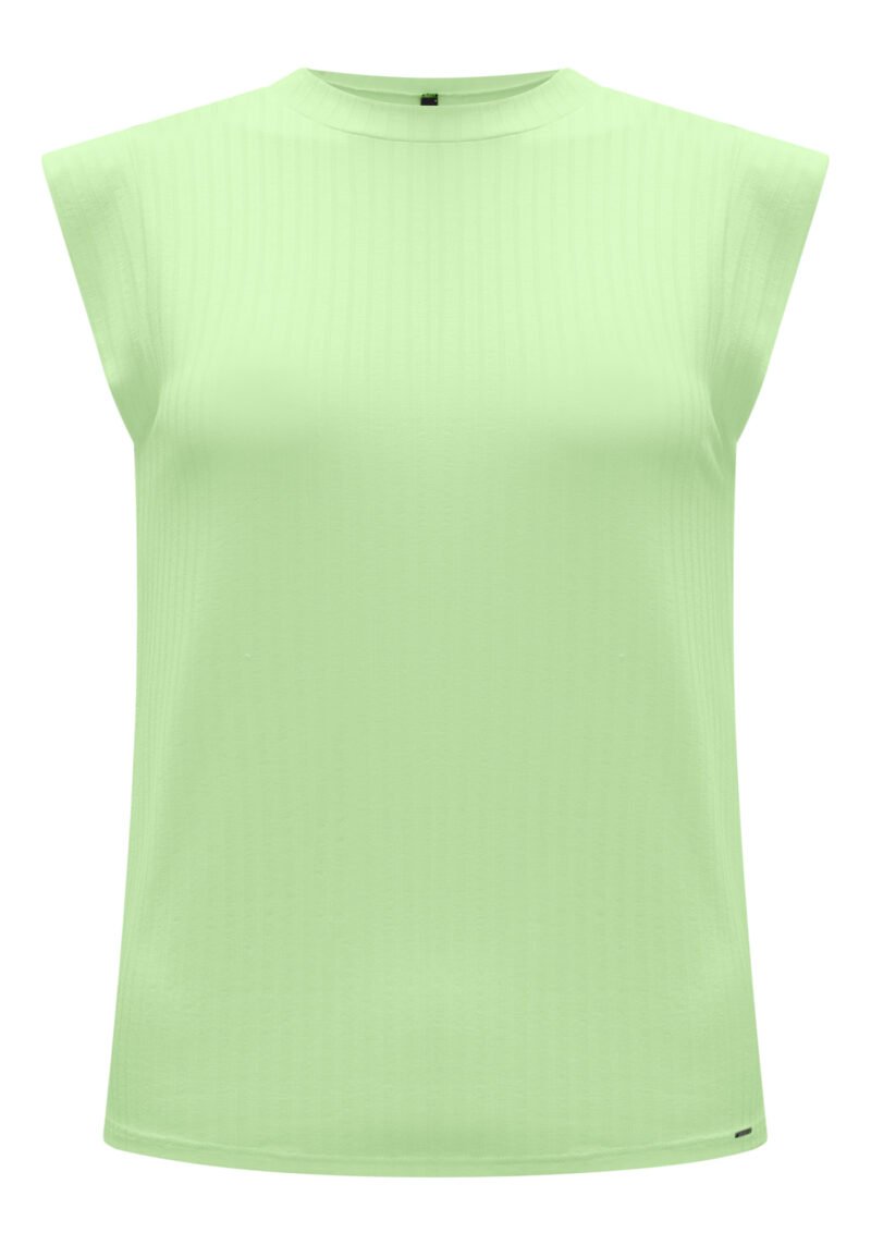 BLUSA MANGA CURTA FEMININA CANELADA LUNENDER - 00481 - Imagem 2