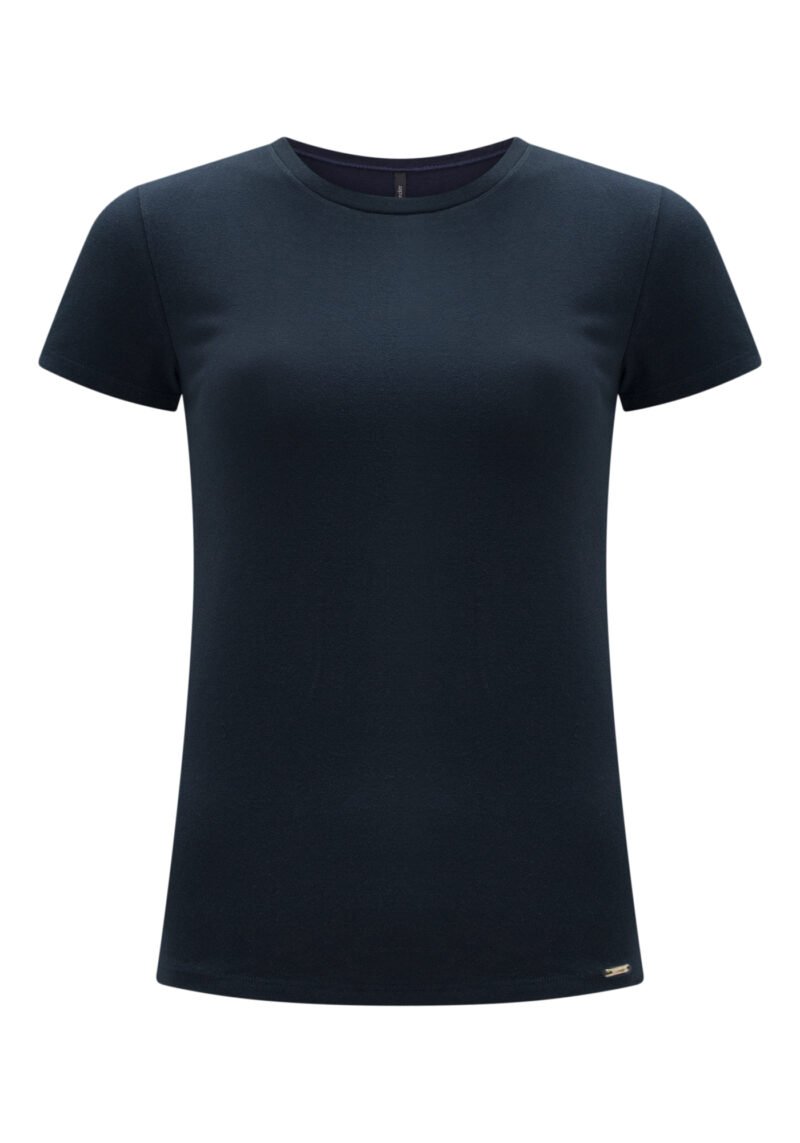BLUSA MANGA CURTA BASICA FEMININA LUNENDER - 00019
