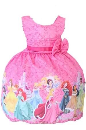 VESTIDO PRINCESA COR ROSA