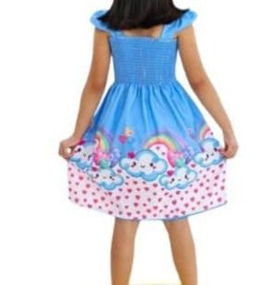 VESTIDO INFANTIL TEMATICO PERSONAGEN NUVEM