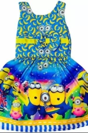 VESTIDO INFANTIL TEMATICOS MINIONS