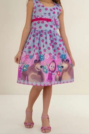 VESTIDO TEMATICO MASHA FRAMBOESA