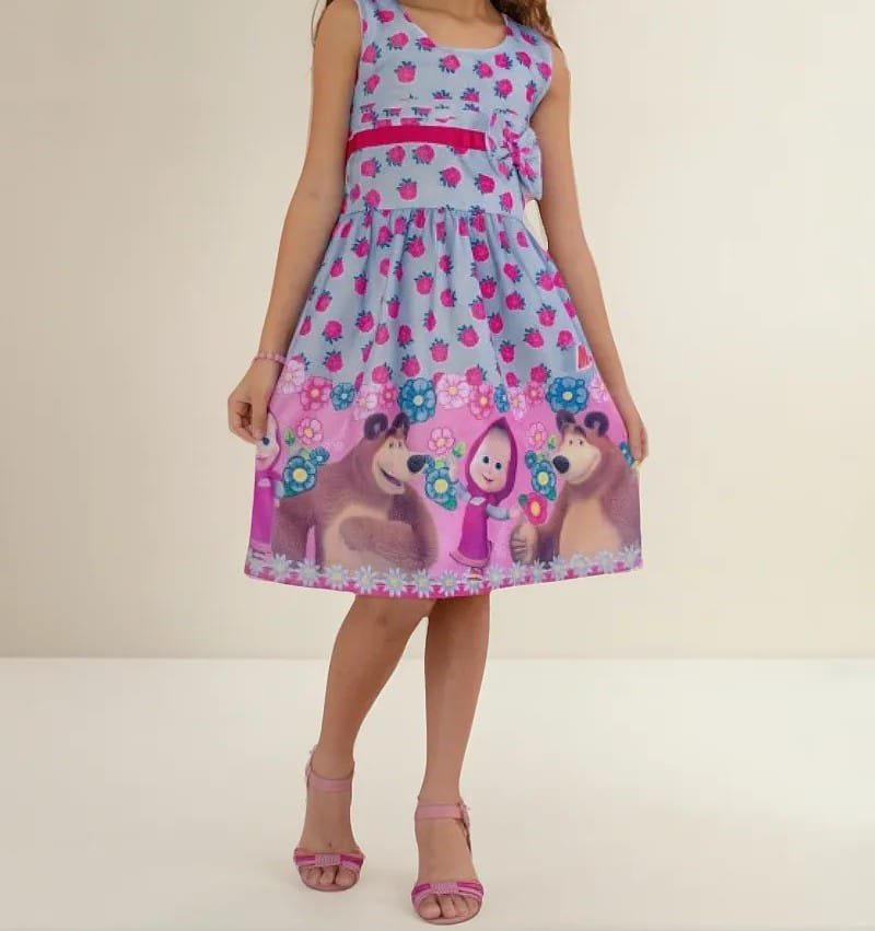 VESTIDO TEMATICO MASHA FRAMBOESA - Imagem 4