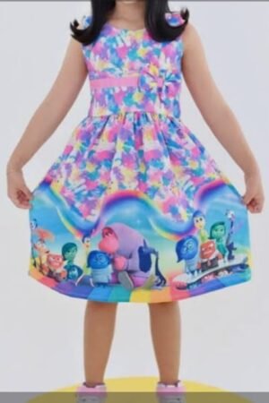 VESTIDO TEMATICO PERSONAGEM DIVERTIDAMENTE 04-06