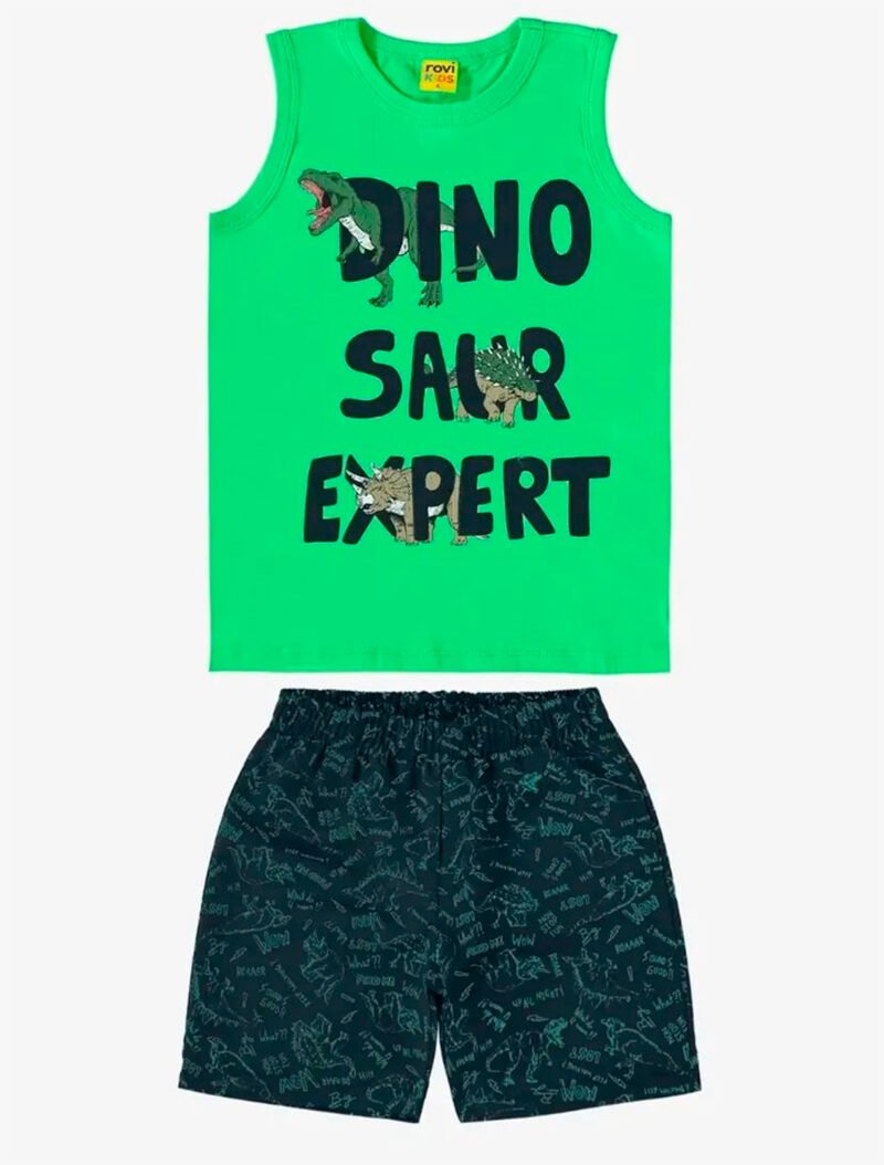 CONJUNTO INFANTIL MENINO BERMUDA TACTEL ROVITEX - 3091603 - Imagem 3
