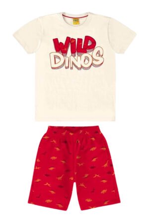 CONJUNTO INFANTIL MENINO ROVI KIDS WILD DINOS - 3023301