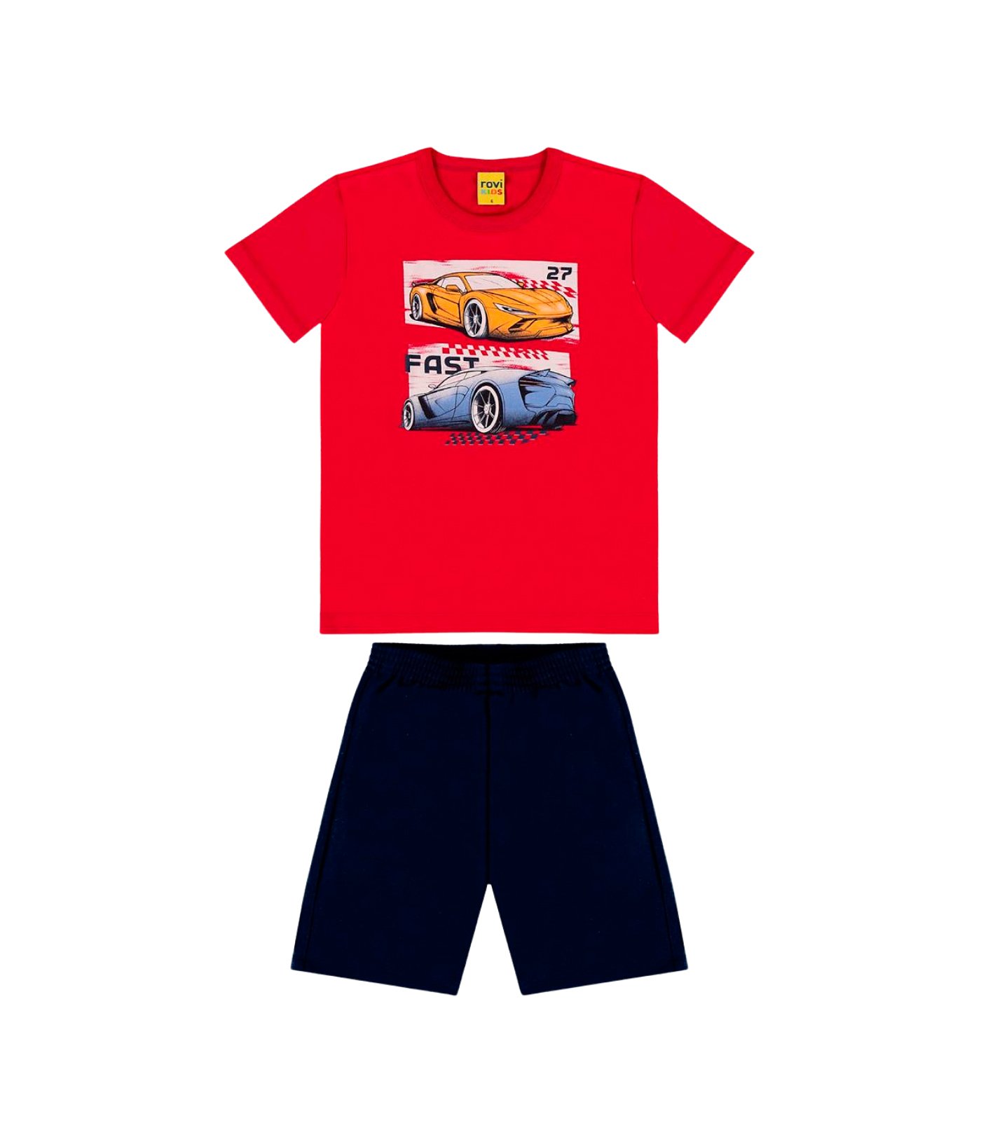CONJUNTO NFANTIL MENINO ROVI KIDS CARROS - 3023432