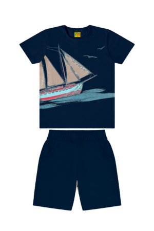 CONJUNTO INFANTIL MENINO ROVITEX BARCO - 3091572