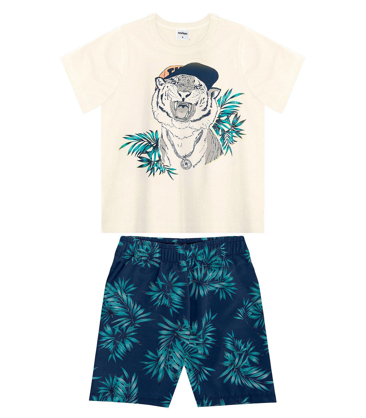 CONJUNTO INFANTIL MENINO ROVITEX TIGER - 3090951