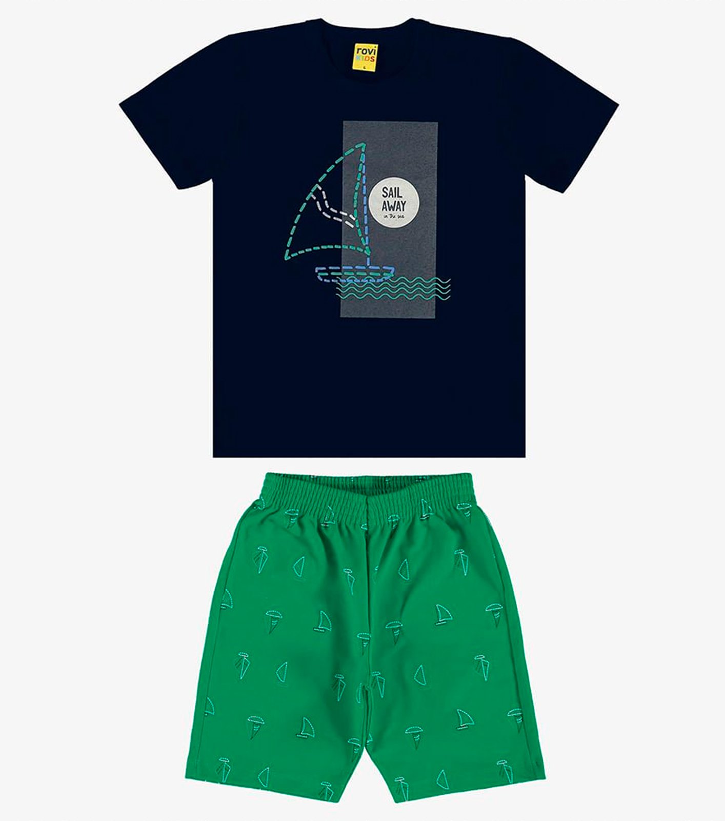CONJUNTO INFANTIL MENINO ROVI KIDS SAIL AWAY - 3023371