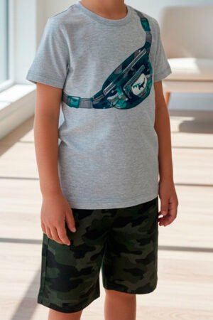 CONJUNTO INFANTIL MENINO ROVITEX CAMUFLADO -