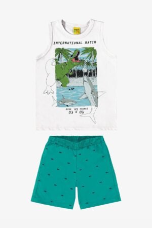 CONJUNTO INFANTIL MENIN ROVITEX DINO ISLAND - 3091553