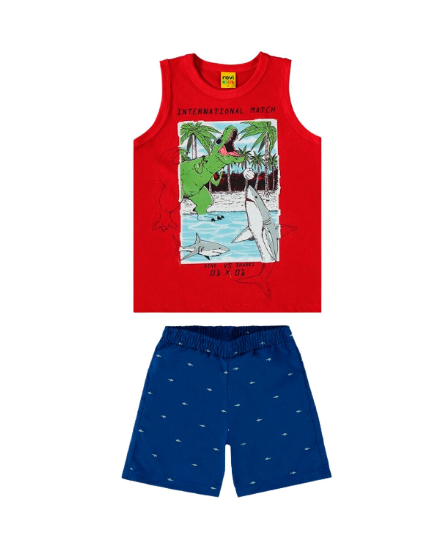 CONJUNTO INFANTIL MENIN ROVITEX DINO ISLAND - 3091553 - Imagem 5