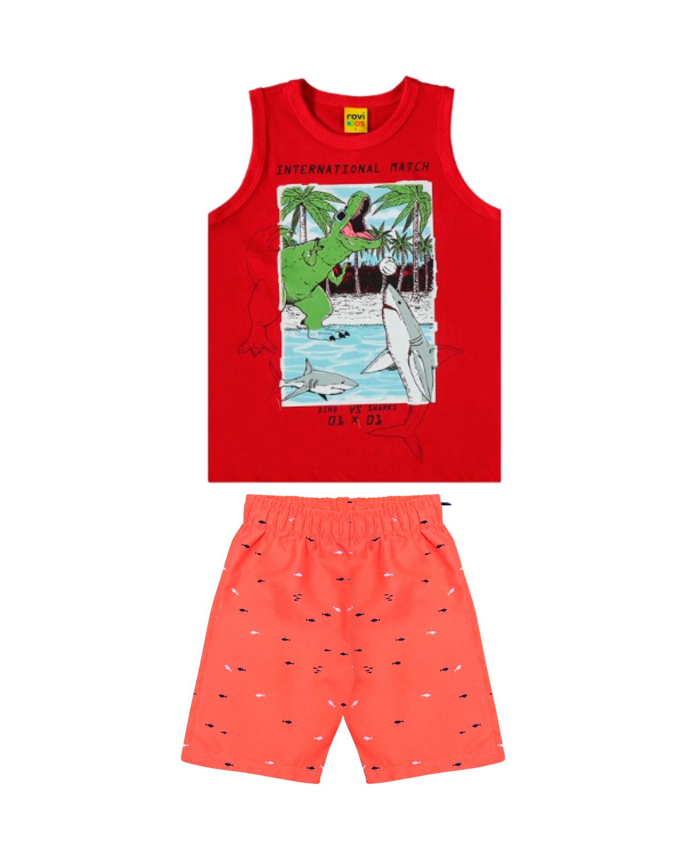 CONJUNTO INFANTIL MENIN ROVITEX DINO ISLAND - 3091553 - Imagem 7