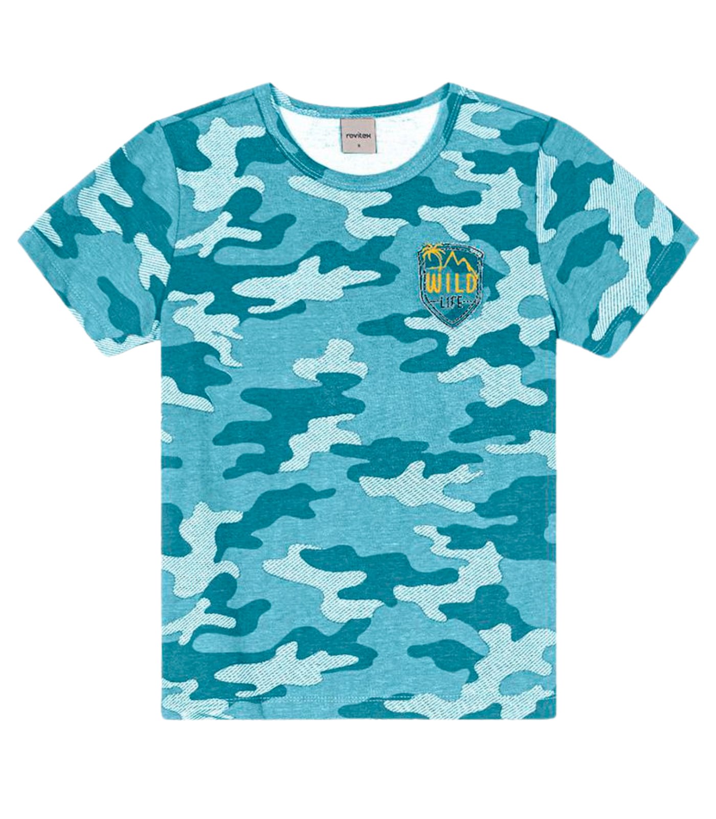 CAMISETA INFANTIL MENINO WILD LIFE ROVITEX