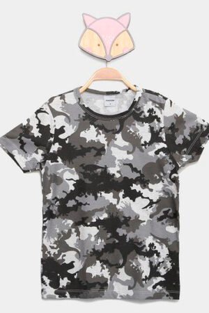 CAMISETA INFANTIL MENINO ROVITEX CAMUFLADA - 3018652
