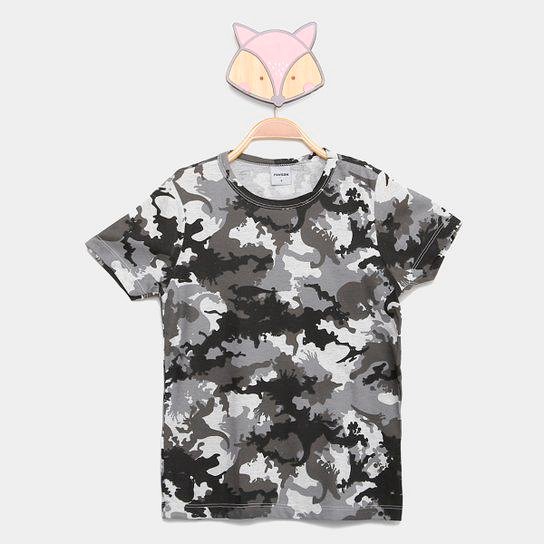 CAMISETA INFANTIL MENINO ROVITEX CAMUFLADA - 3018652