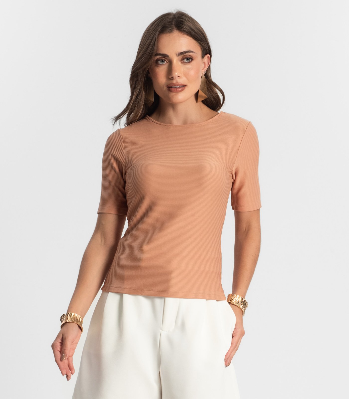 Blusa Feminina Manga Morcego Secret GlamS01799 - Imagem 8