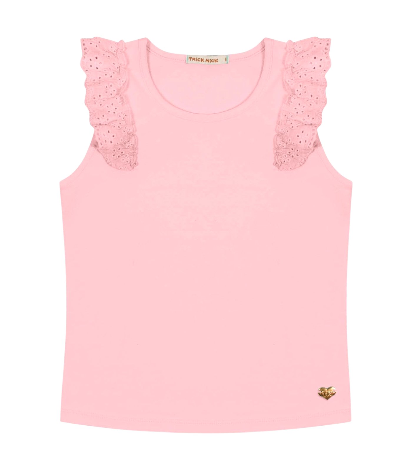 BLUSA SEM MANGAS INFANTIL MENINA TRICK NICK - TB1130842 - Imagem 2