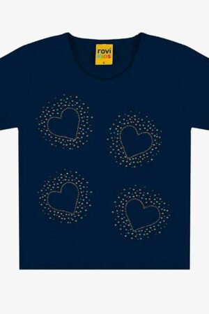CAMISETA INFANTIL MENINA ROVI KIDS - 3140481