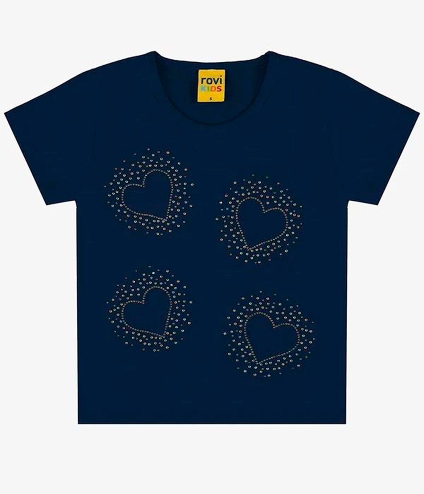 CAMISETA INFANTIL MENINA ROVI KIDS - 3140481