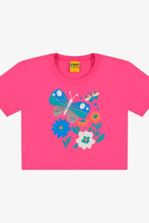 BLUSA CROPPED INFANTIL MENINA ROVI KIDS - 3140492