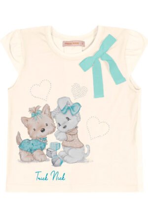 BLUSA MANGA CURTA INFANTIL MENINA TRICK NICK - 1127941
