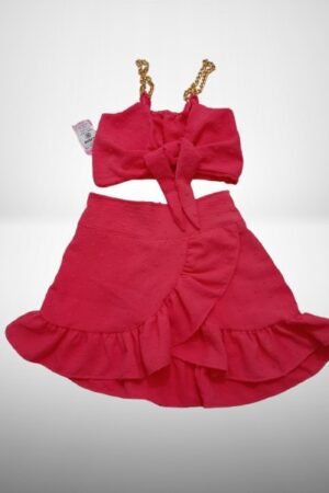 CONJUNTO BLUSA COM SAIA 04