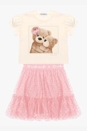 CONJUNTO BLUSA E CHORTS SAIA ROVO KIDS OFF