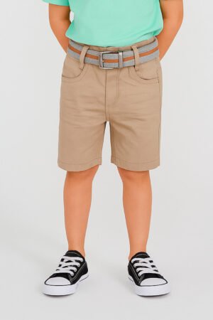 BERMUDA SARJA INFANTIL MENINO BOB BANDEIRA - 17105104