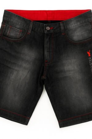 BERMUDA MASCULINA JEANS ESCURO