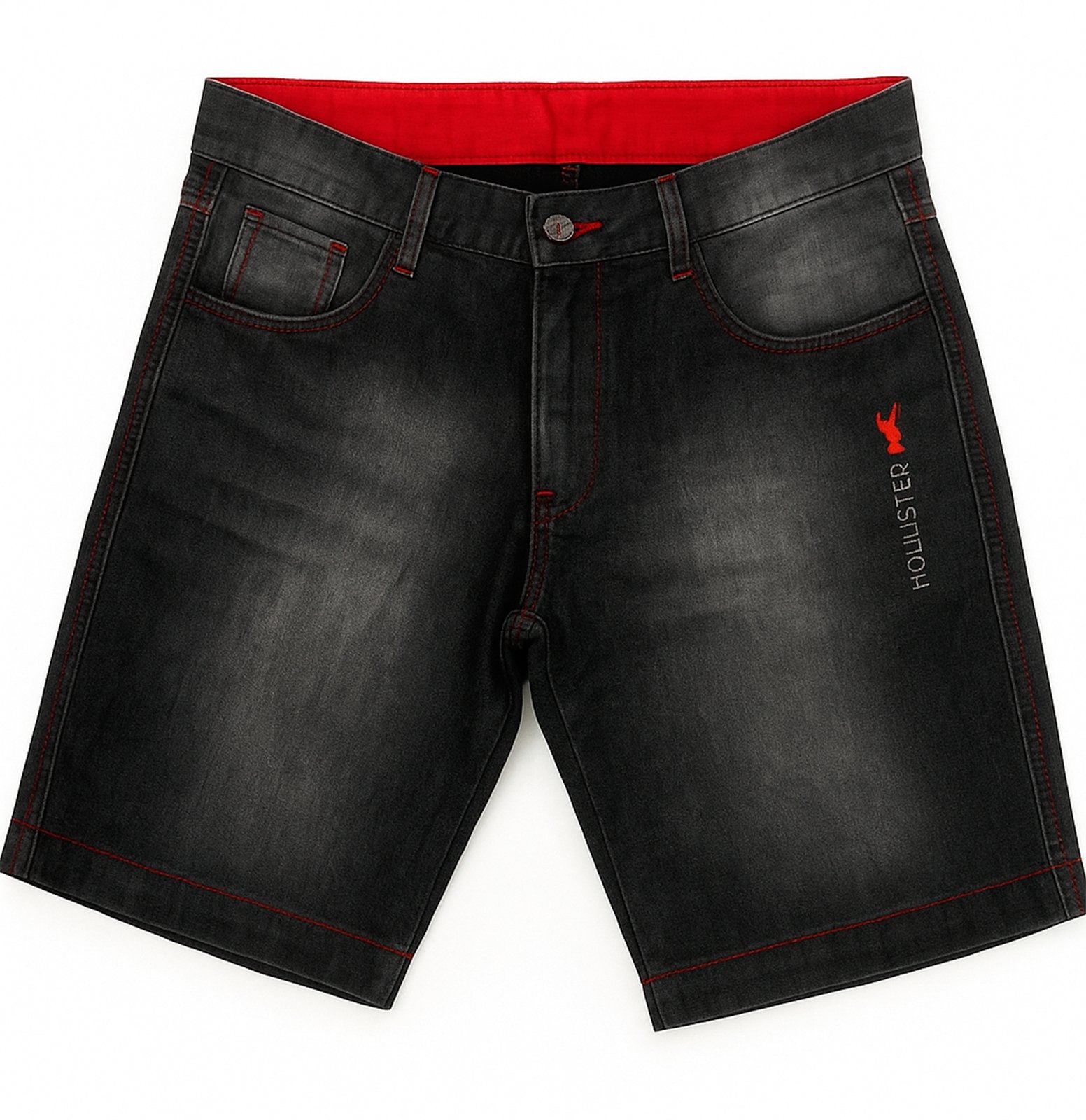 BERMUDA MASCULINA JEANS ESCURO
