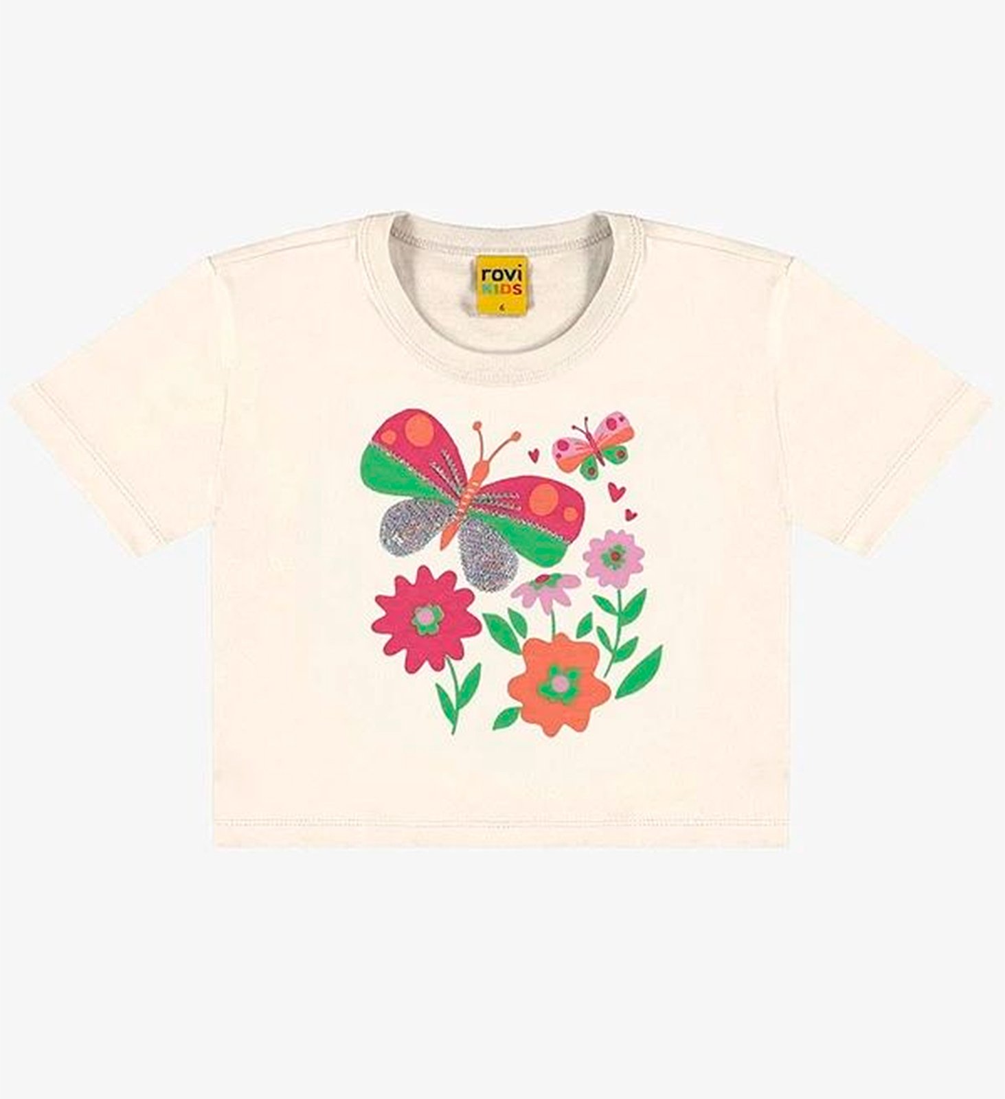 BLUSA CROPPED INFANTIL MENINA ROVI KIDS - 3140492 - Imagem 2