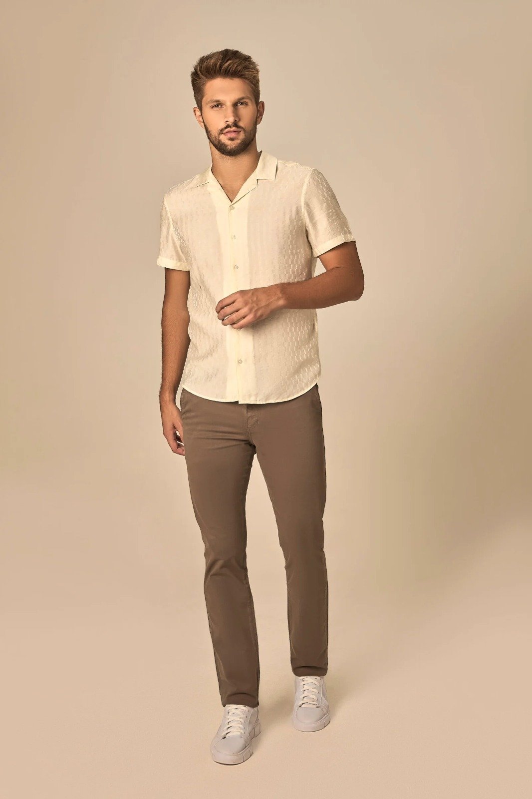 CALCA MASCULINA CASUAL SARJA DPANUS - 1.6853 - Imagem 3