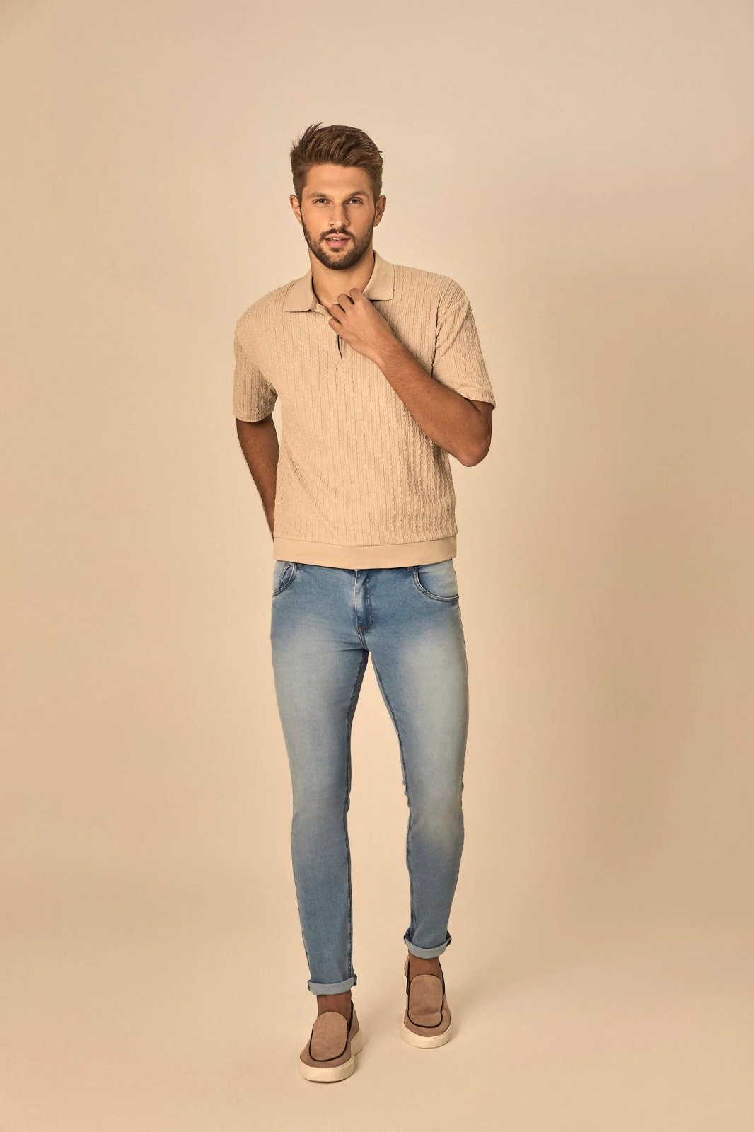 CALCA MASCULINA SKINNY DPANUS JEANS - 1.6894 - Imagem 2