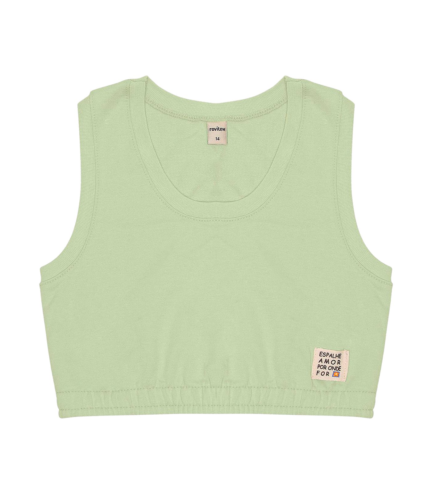 TOP CROPPED JUVENIL MINTY - 6165503 - Imagem 2