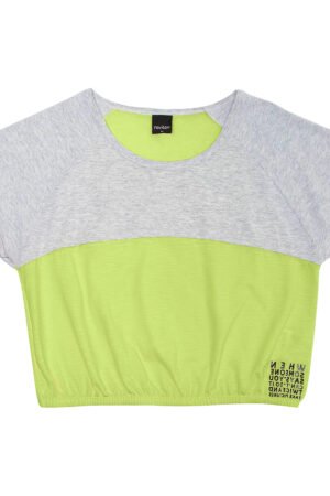 BLUSA CROPPED BICOLOR JUVENIL ROVITEX - 6161793