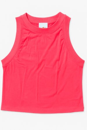 BLUSA CROPPED SEM MANGAS JUVENIL MINTY - 6165153