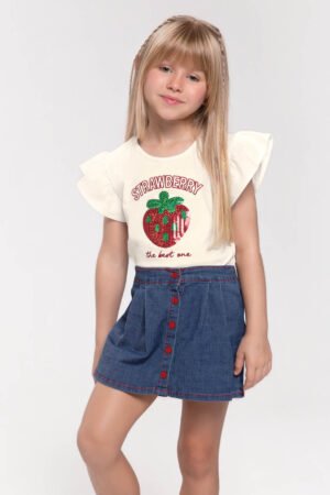 CONJUNTO BLUSA COM SHORTS SAIA  1196962