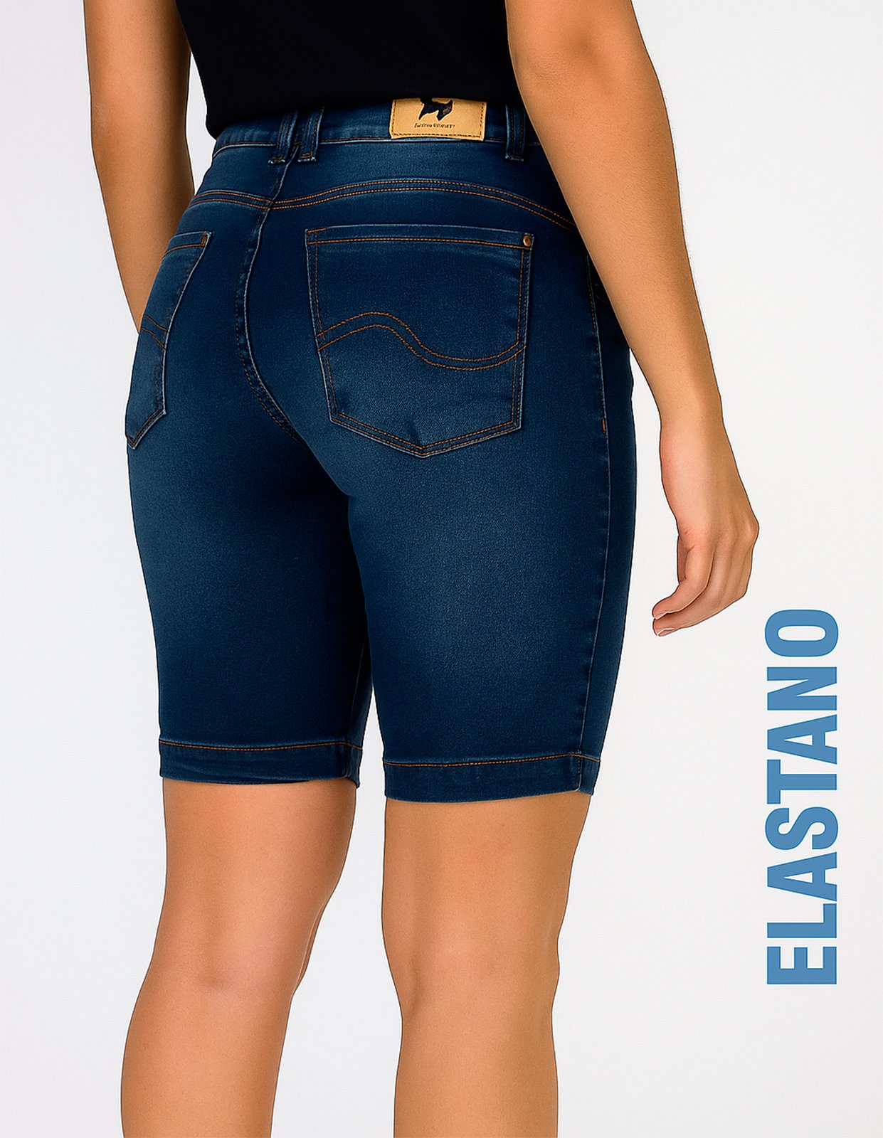 BERMUDA FEMININA COS MEDIO TEEZZ JEANS - TE21181 - Imagem 3