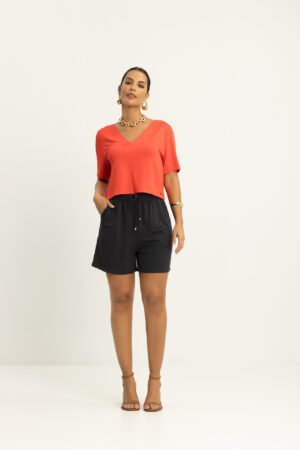 SHORTS FEMININO EM MALHA LUNENDER - 00397