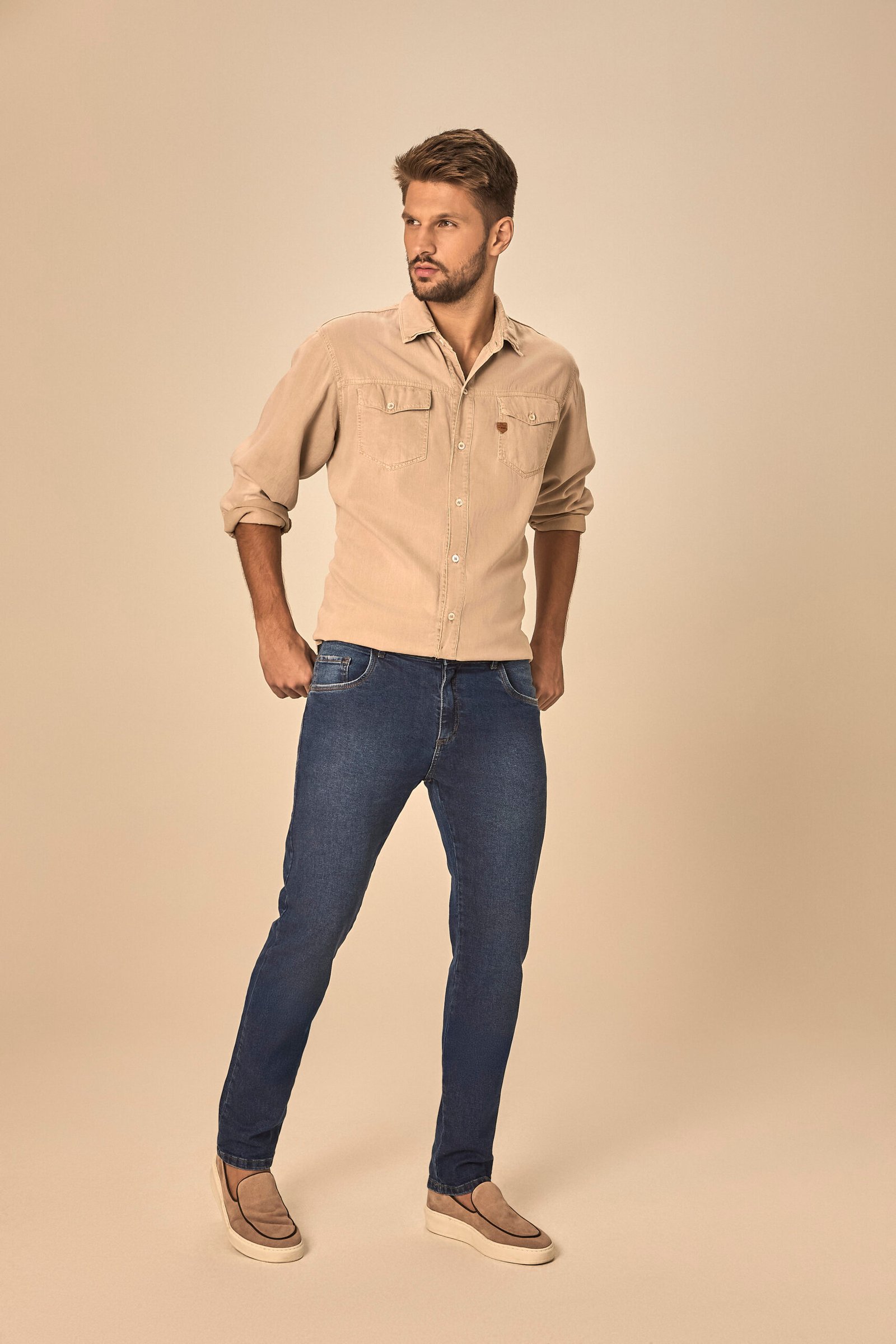 CALCA MASCULINA SUPER SKINNY D'PANUS JEANS - 1.6905 - Imagem 321