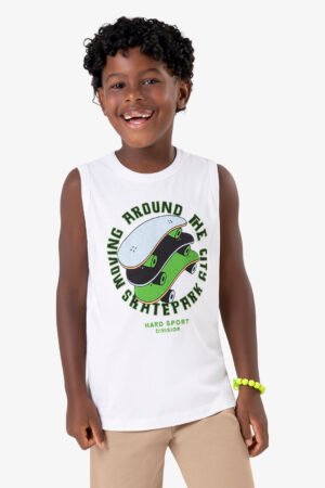 BLUSA SEM MANGAS INFANTIL MENINO ROVI KIDS - 3026482