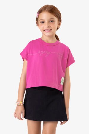 BLUSA CROPPED INFANTIL ROVI KIDS - 3143903