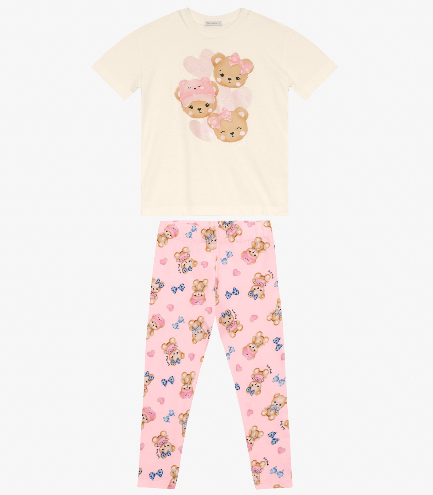 CONJUNTO INFANTIL MENINA CAMISETA E LEGGING TRICK NICK - 1135201 - Imagem 14