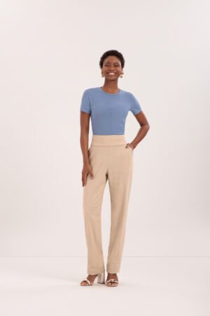 BLUSA CROPPED CANELADO TRACY FEMININO LUNENDER - 00465