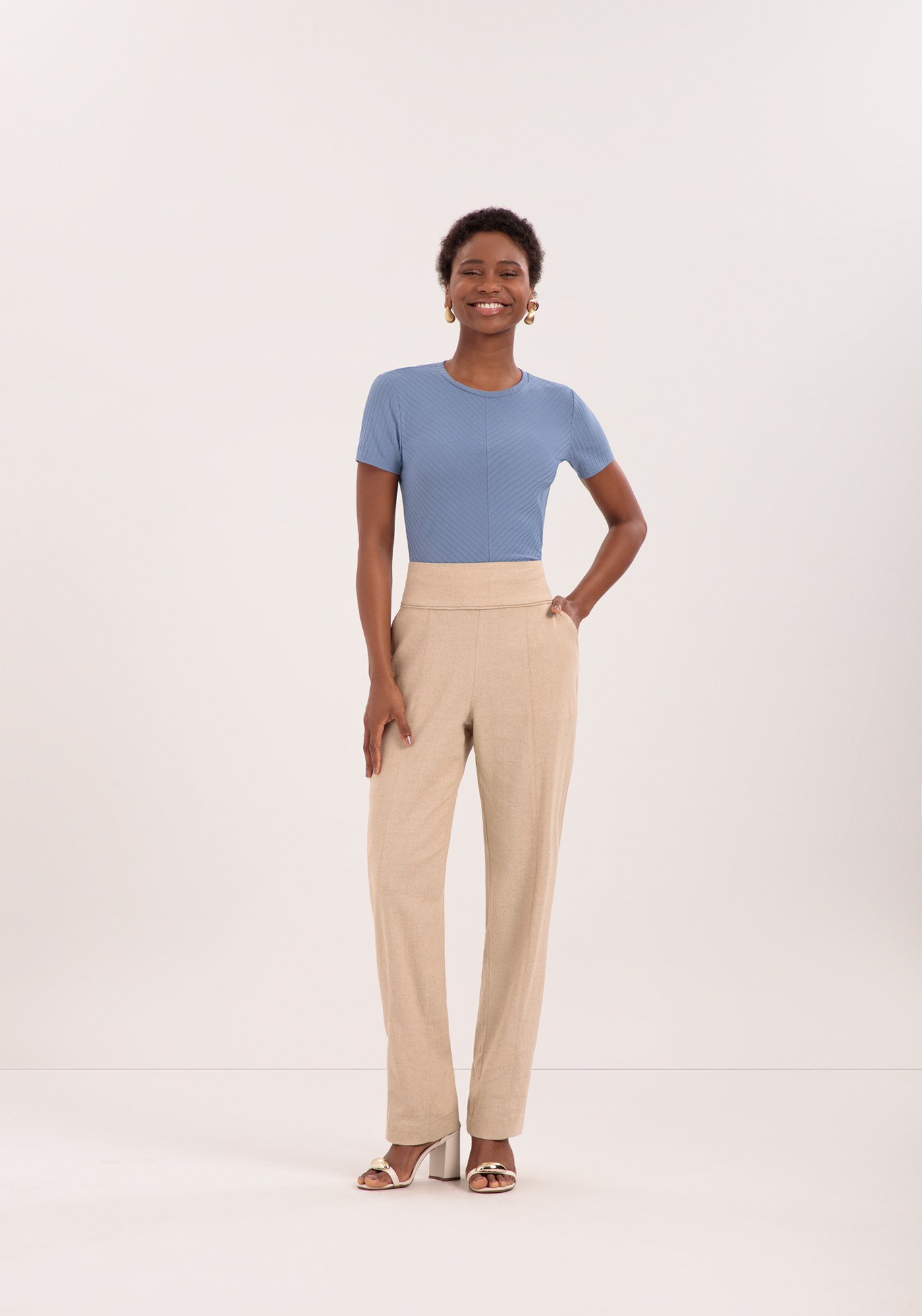 BLUSA CROPPED CANELADO TRACY FEMININO LUNENDER - 00465 - Imagem 2