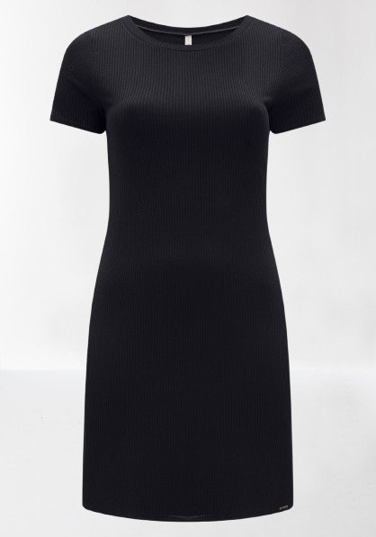 VESTIDO MANGA CURTA CANELADO LUNENDER 596 - Imagem 5