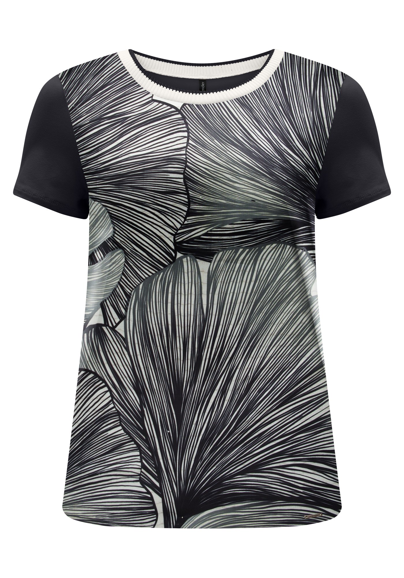 BLUSA FEMININA ESTAMPADA VISCOSE LUNENDER - C5054 - Imagem 8